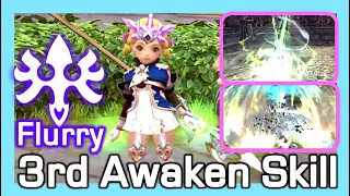 Flurry 3rd Awaken skill / 75% OP Buff / Upper Blade & Fling Sky / Dragon Nest Korea (2022 Feb)