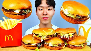 햄버거 5개입니다. 역시 근본은 불고기버거입니다. BULGOGI BURGER KOREAN FOOD ASMR MUKBANG