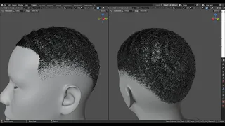 Diving Deep into Curly Hair with Waves and Fades in Blender