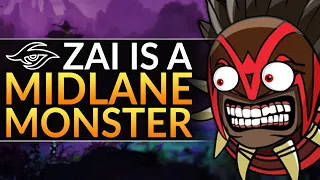 Why ZAI is a MID LANE MONSTER: How YOU can WIN MID EVERY TIME - Pro Tips & Tricks - Dota 2 Guide