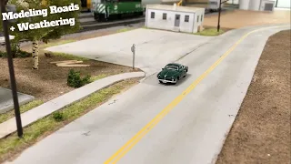 Realistic HO Scale Roads on the BNSF Sub - Large HO Train Layout Build - Ep 16