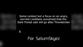 Bats: Prolouge MAP Part 6 | For SaturnSkyez | Warrior Cats