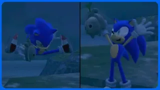 Sonic Frontiers Japanese exclusive Sonic idle animation