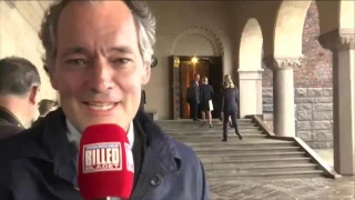 Swedish and Danish Royals attend dinner at Stockholm City Hall.