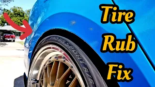 Tire Rub Fix - Lowered Jetta owners MUST SEE!