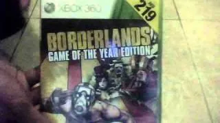 Borderlands Game of the year edition unboxing for xbox 360.wmv