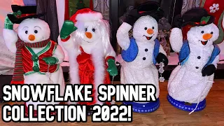 Gemmy Spinning Snowflake Snowman Collection (Christmas Special!) 🎄