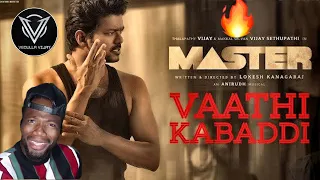 Master - Vaathi Kabaddi Full Video, Thalapathy Vijay, Vidyasagar - Anirudh Ravichander |  (REACTION)