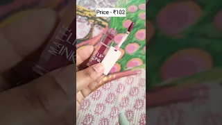 Insight Cosmetics Matte Lip Ink Review Under ₹110 #shorts