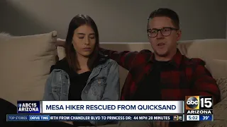 Mesa hiker talks about Utah quicksand rescue