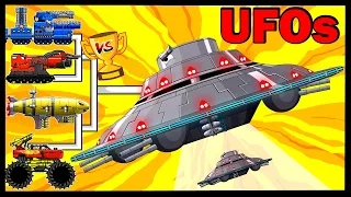 UFO in World of Tank / Мега танки VS Мега Босс | Мультики про танки | Arena Tank Cartoon