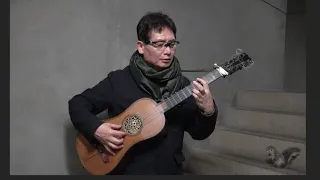 La Montfermeil (Rondeau) & Menuet by Robert de Visée,  on  original 5 course guitar / Taro Takeuchi