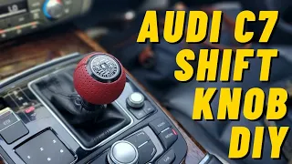 Audi C7 Shift Knob Replacement DIY | Black Forest Industries GS2