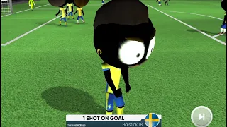 Stickman Soccer 2018 | Gameplay | Sweden VS Brazil