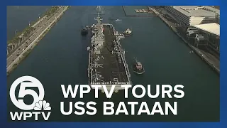 WPTV tours USS Bataan at Fleet Week Miami