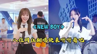 八位网红翻唱《NEW BOY》，超级好听，让我们一起听听看吧！