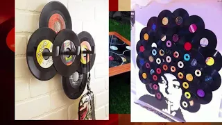 50 +Vinly Record Craft Ideas | Interior Design Ideas with Vinly Record | Reycled Diy ideas