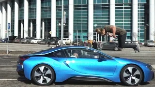 Сальто Через BMW i8. Константин Хабенский. Саркисов и Юркис