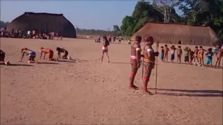 Indigenous People at the Kokraimoro village, in São Félix do Xingu, on the Brazilian ..