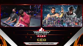 CEO 2022 Tekken 7 TOP 8 - TOLON BOOK vs GG JOKA