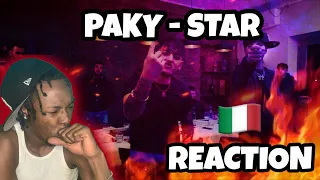 AMERICAN REACTS TO ITALIAN DRILL RAP! Paky - Star feat. Shiva (Prod. Drillionaire)