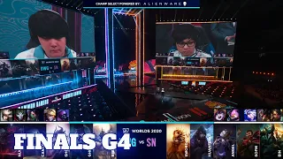 DWG vs SN - Game 4 | Grand Finals S10 LoL Worlds 2020 PlayOffs | DAMWON Gaming vs Suning G4 full