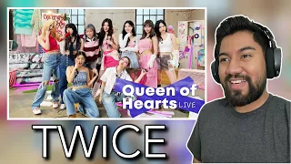 트와이스 TWICE - Queen of Hearts Live Clip | REACTION