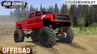 Spintires: MudRunner - MUD TRUCK (TXVIII) Trial Track and Rocky Road