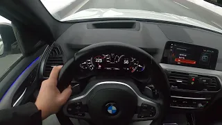 2018 BMW X3 M40i *AMAZING SOUND* POV Drive on autobahn, B58 engine sound.