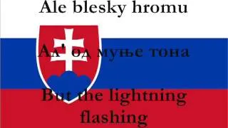 Slovakia anthem Slovak, English and Serbian subtitle
