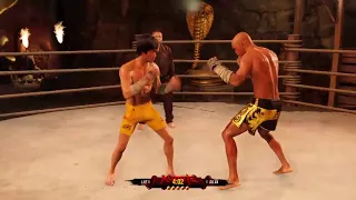 EA Sports UFC 4 Bruce Lee vs Anderson Silva in KUMITE!!