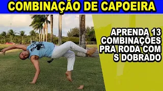 Aprenda 13 Combinação de Movimentos de capoeira para roda (S Dobrado / Chapéu de couro)