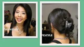 Volumized Roots & My Quick Everyday Updo for Short Hair (works for long hair, too ^^ )