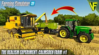 The Realism Experiment: Calmsden Farm - Day 1 | Farming Simulator 22