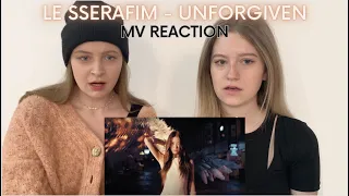 LE SSERAFIM - UNFORGIVEN (MV Reaction)