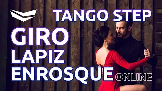 Argentine tango Giro ENROSQUE and LAPIZ