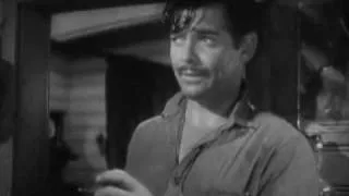 Clark Gable / Joan Crawford  (scene) from Strange Cargo (1940)..