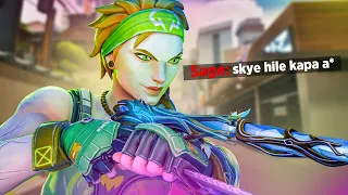 SKYE İLE KANSER EDİYORUM! VALORANT RANKED