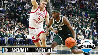 Nebraska at Michigan State | Highlights | Big Ten Men's Basketball  | Jan. 3, 2022