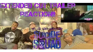 Suicide Squad Official Extended Cut Trailer Reaction! (New Footage This Time??)