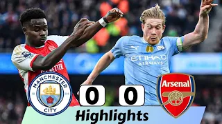 Man City vs Arsenal [0-0] | All Goals & Extended Highlights | Premier League 2024