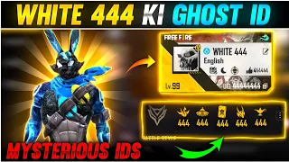 WHITE 444 KI GHOST ID FREE FIRE⚡⚡- FREE FIRE MYSTERIOUS IDS