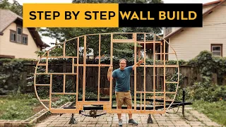 BUILDING A VINTAGE CAMPER WALL 🔨 step by step diy