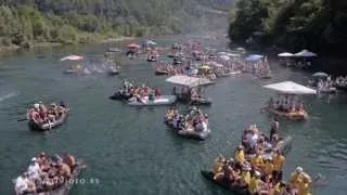 Drinska regata - Ljubovija 2013. snimci iz vazduha