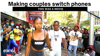 NiyaThembana Na? Ep83 | Making couples switch phones | Movie | Braam