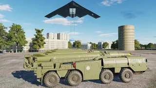 B-2 Spirit Silent Destroy Russian Tanks, Airports, Warship - DCS World