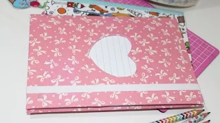 DIY   Caderno Customizado - Volta as aulas -  Back to School - Material Escolar - Segredos de Aline