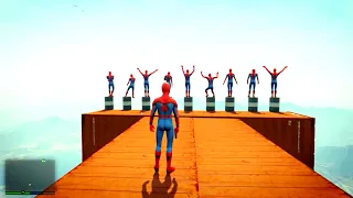 GTA 5 SPIDERMAN Ragdolls Wins & Fails Funny Moments #1 / Euphoria Physics Mod