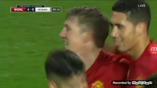 Bastian Schweinsteiger Amazing Goal vs Wigan