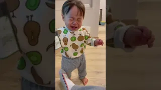 ルンバで大泣きの赤ちゃん👶